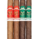 Partagas 4 Count Red and Green Fresh Pack
