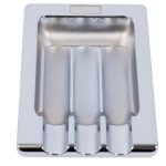 Prometheus 3 Cigar Shiny Chrome Ashtray