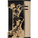 Prometheus God of Fire “Never Back Down” Magma X Lighter Black with Gold (XR3)
