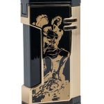Prometheus God of Fire “Never Back Down” Magma X Lighter Black with Gold (XR3)