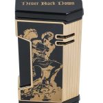 Prometheus God of Fire “Never Back Down” Magma X Lighter Black with Gold (XR3)