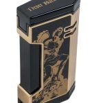 Prometheus God of Fire “Never Back Down” Magma X Lighter Black with Gold (XR3)