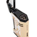 Prometheus God of Fire “Never Back Down” Magma X Lighter White with Gold (XR4)