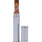 Prometheus Single Cigar Tube Chrome Wave