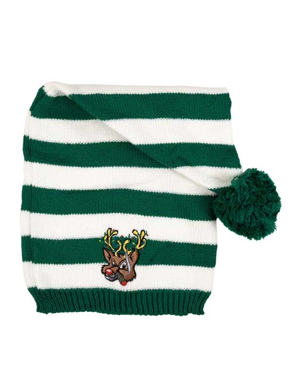 Reindeer Fox Pom Beanie