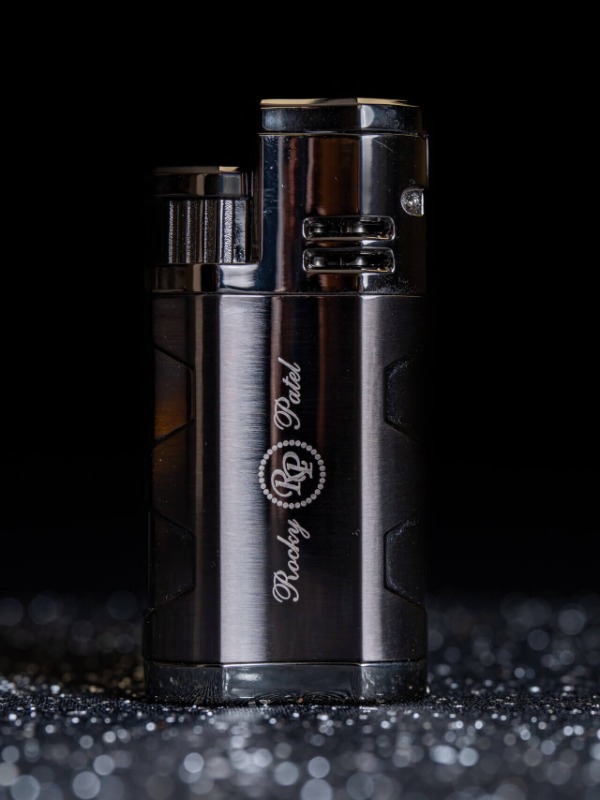 Rocky Patel Hex Triple Flame Lighter - Gunmetal