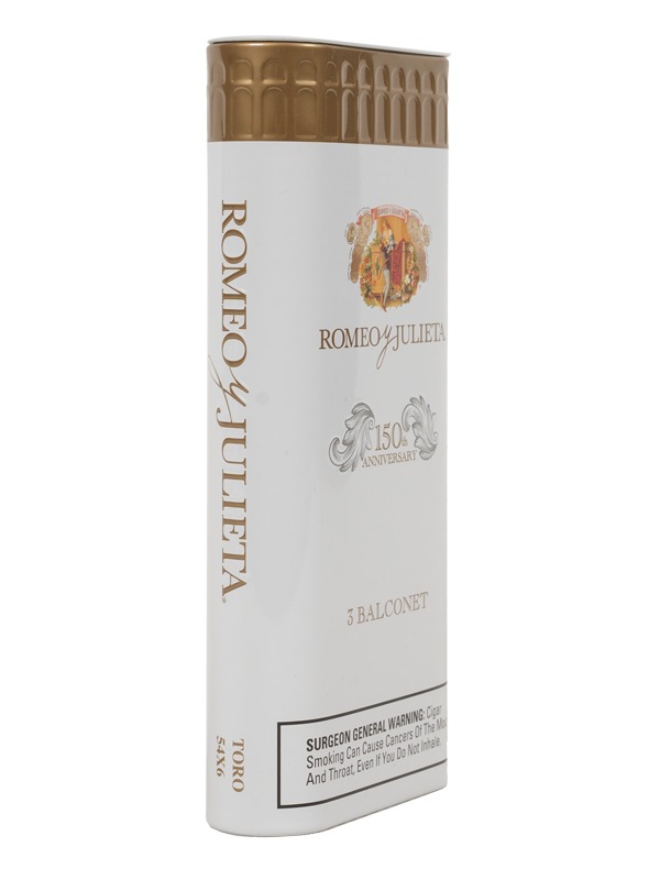 Romeo y Julieta 150th Anniversary Balconet Tin