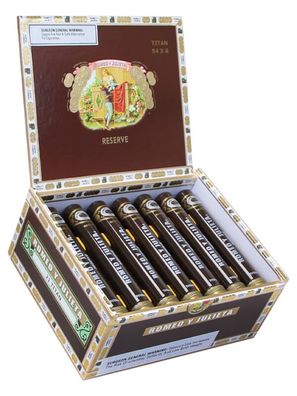 Romeo y Julieta Reserve Titan En Tubo
