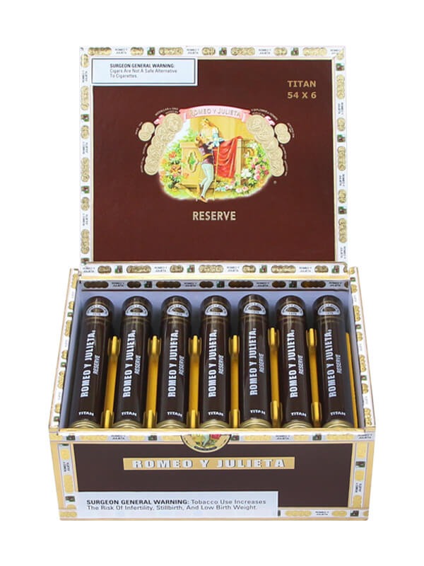 Romeo y Julieta Reserve Titan En Tubo