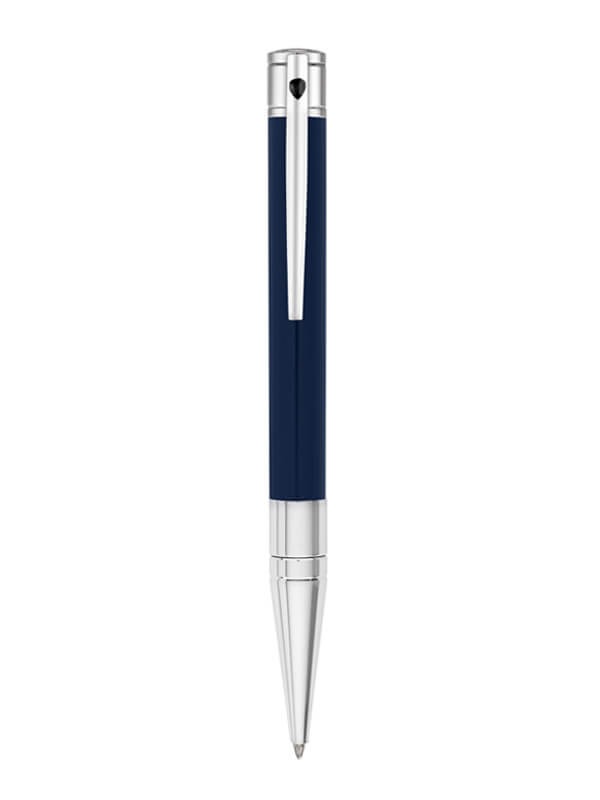 S.T. Dupont BallPoint Pen Blue Chrome -265216