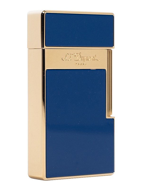 S.T. Dupont Biggy Blue Lacquer and Golden – 025005
