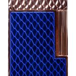 S.T. Dupont Line 2 Lighter Blue and Rose Gold Dragon Scales – C16632