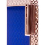 S.T. Dupont Line 2 Lighter Blue and Rose Gold Dragon Scales – C16632