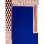 S.T. Dupont Line 2 Lighter Blue and Rose Gold Dragon Scales – C16632