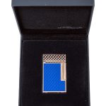 S.T. Dupont Line 2 Lighter Blue and Rose Gold Dragon Scales – C16632