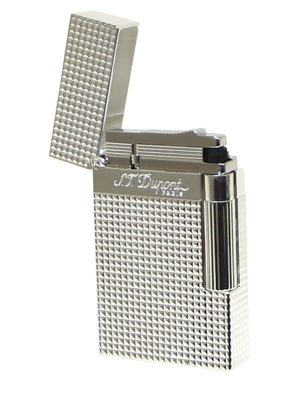 S.T. Dupont Line 2 Lighter Diamond Head Silver - 016184