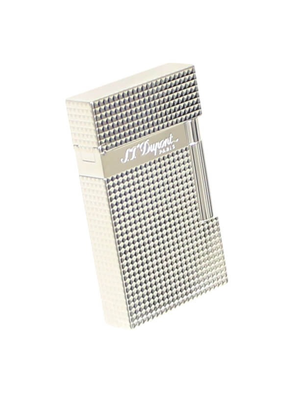 S.T. Dupont Line 2 Lighter Diamond Head Silver – 016184