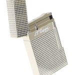 S.T. Dupont Line 2 Lighter Diamond Head Silver – 016184