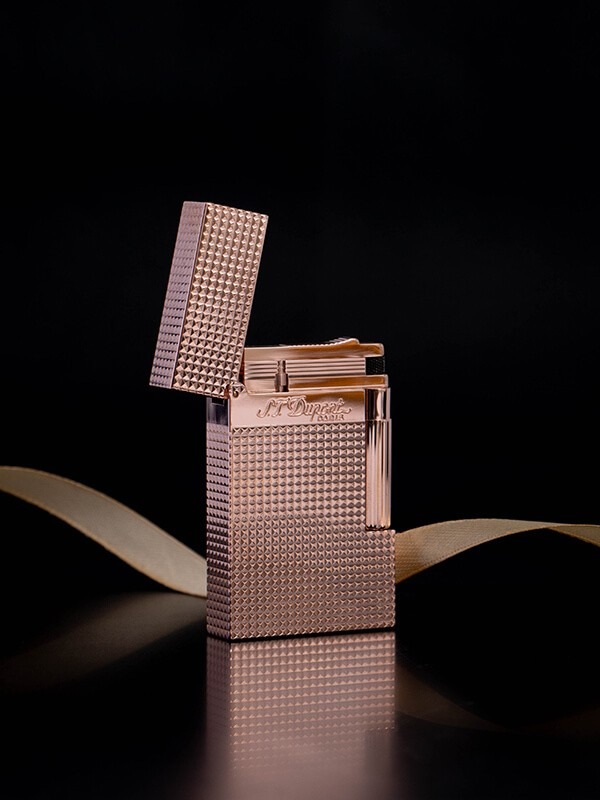 S.T. Dupont Line 2 Pink Gold Diamond Head – 016424