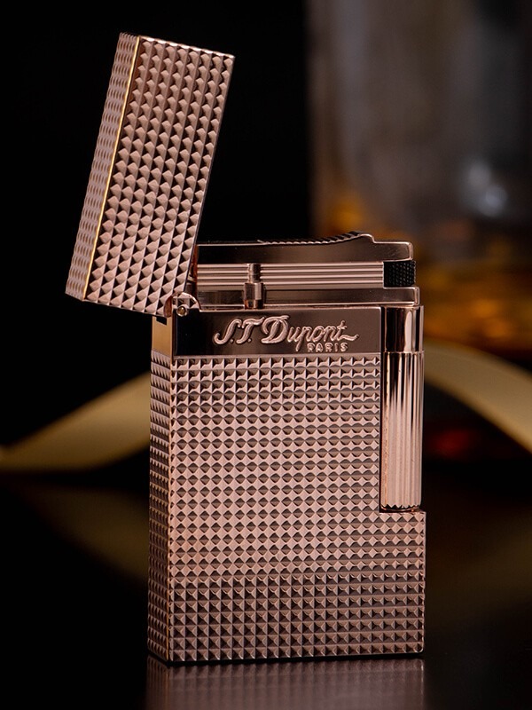 S.T. Dupont Line 2 Pink Gold Diamond Head – 016424