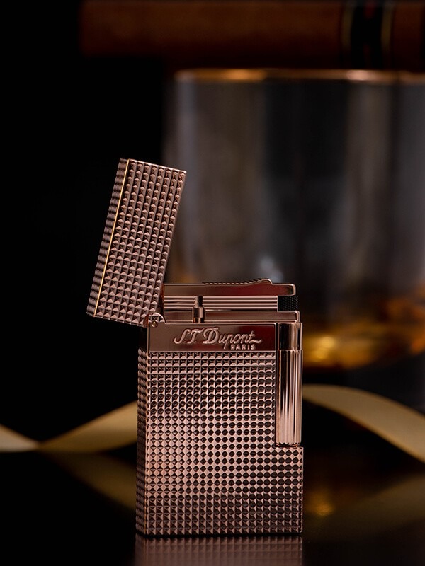 S.T. Dupont Line 2 Pink Gold Diamond Head – 016424