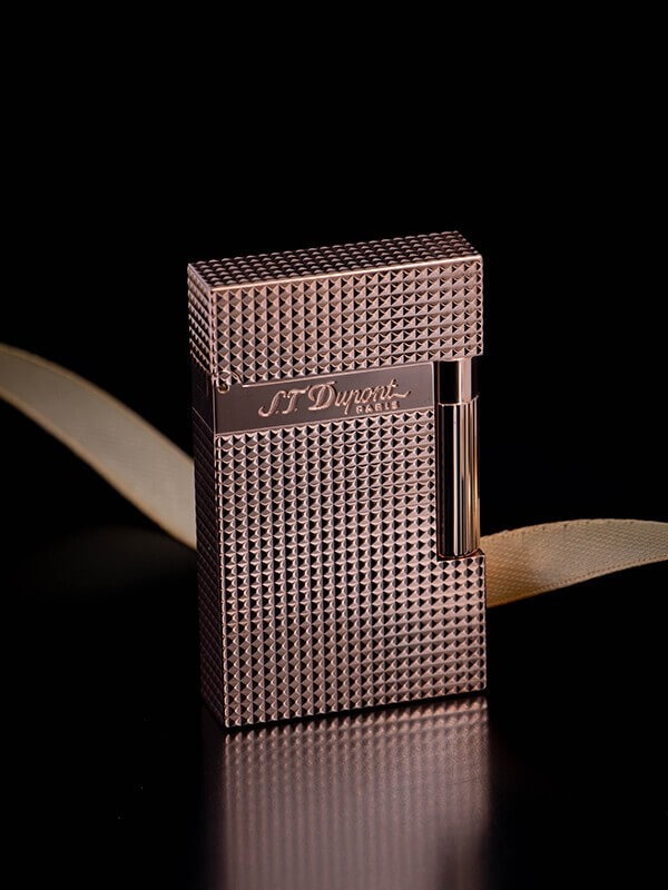 S.T. Dupont Line 2 Pink Gold Diamond Head – 016424