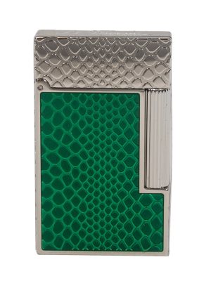 S.T. Dupont Line 2 Snake Skin Green Lighter - C16078