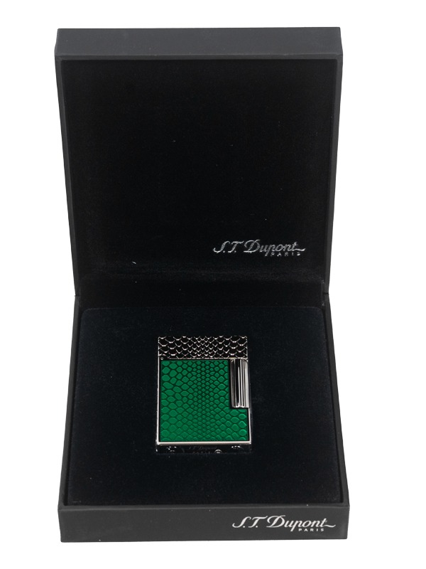S.T. Dupont Line 2 Snake Skin Green Lighter – C16078
