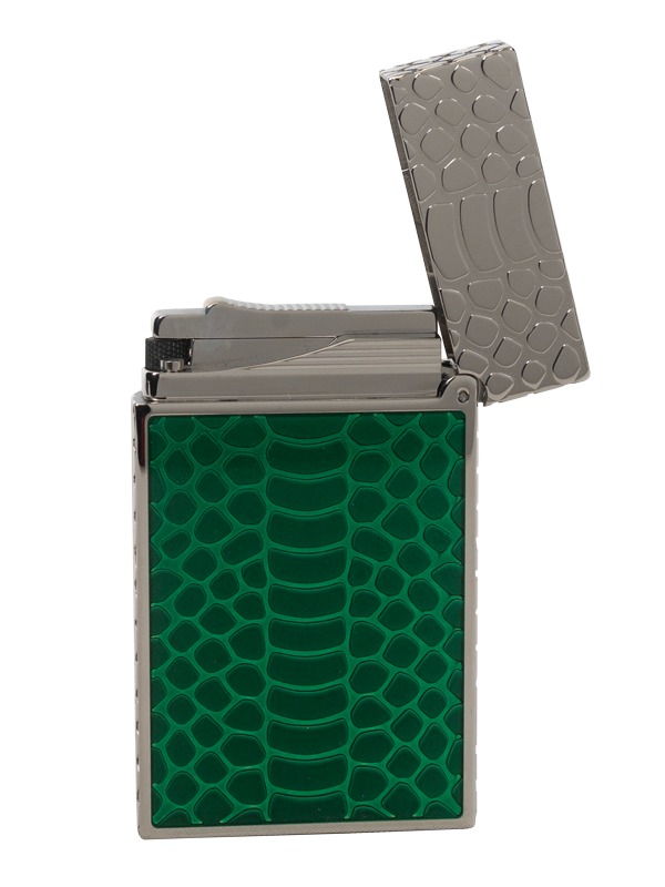 S.T. Dupont Line 2 Snake Skin Green Lighter – C16078