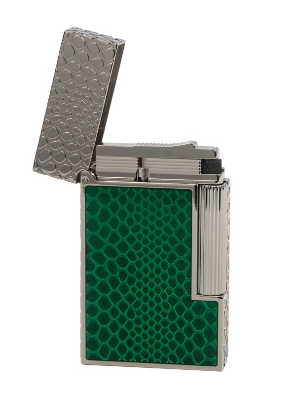 S.T. Dupont Line 2 Snake Skin Green Lighter – C16078