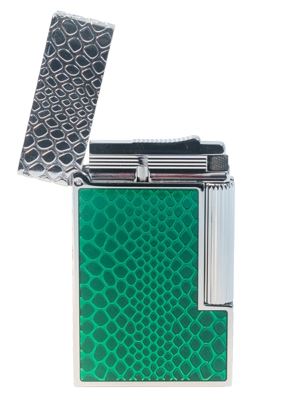 S.T. Dupont Line 2 Snake Skin Green Lighter – C16078