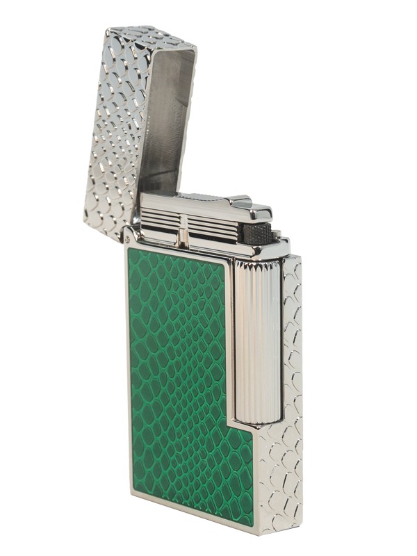 S.T. Dupont Line 2 Snake Skin Green Lighter – C16078