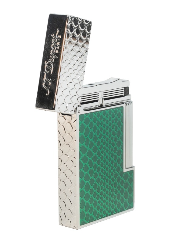 S.T. Dupont Line 2 Snake Skin Green Lighter – C16078