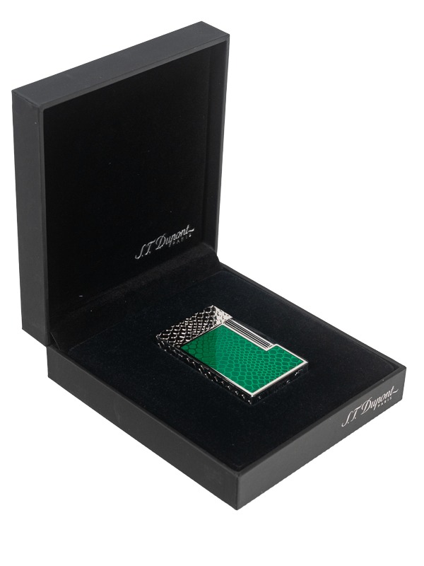 S.T. Dupont Line 2 Snake Skin Green Lighter – C16078