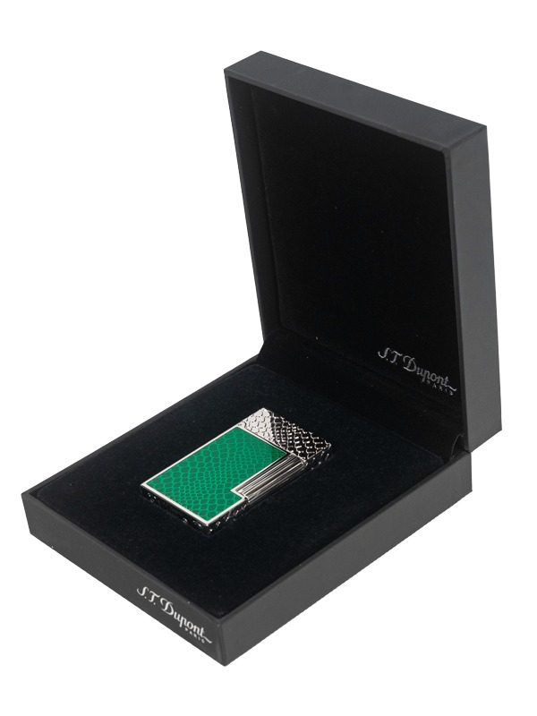S.T. Dupont Line 2 Snake Skin Green Lighter – C16078