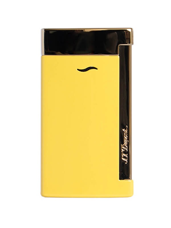 S.T. Dupont Slim 7 Lighter Vanilla and Yellow Gold - 027780