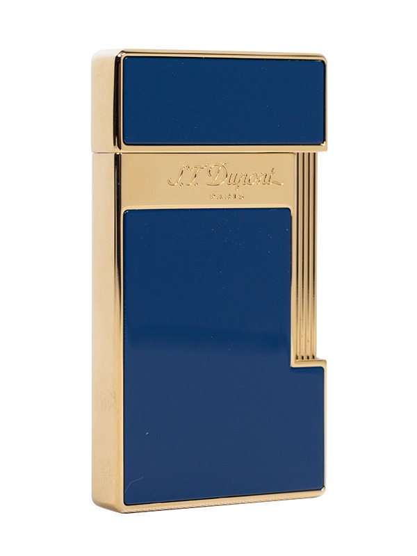 S.T. Dupont Slimmy Blue Lacquer and Golden – 028005