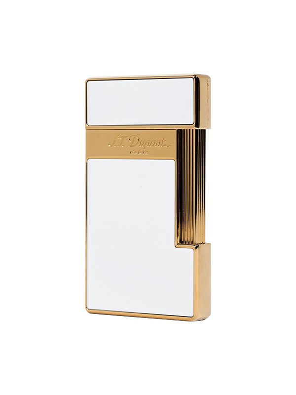 S.T. Dupont Slimmy White Lacquer and Golden – 028004