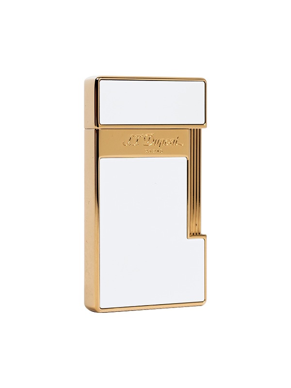 S.T. Dupont Slimmy White Lacquer and Golden – 028004