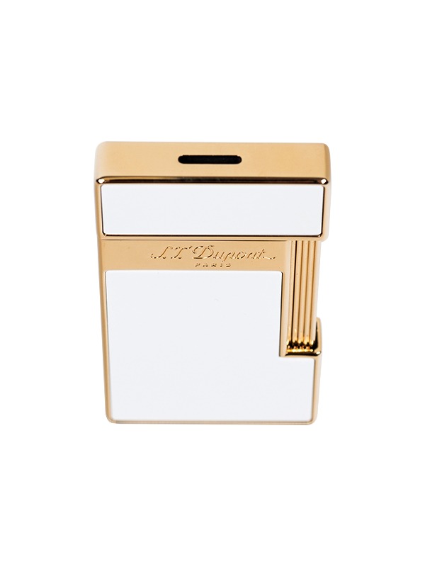 S.T. Dupont Slimmy White Lacquer and Golden – 028004