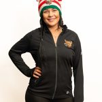 Santa Fox Pom Beanie