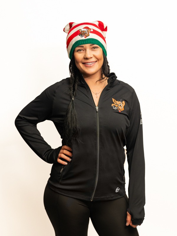 Santa Fox Pom Beanie