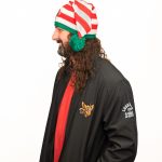 Santa Fox Pom Beanie