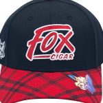 Vintage Plaid Curved Brim Hat
