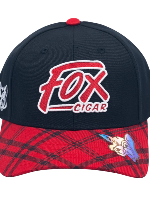 Vintage Plaid Curved Brim Hat