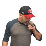 Vintage Plaid Curved Brim Hat