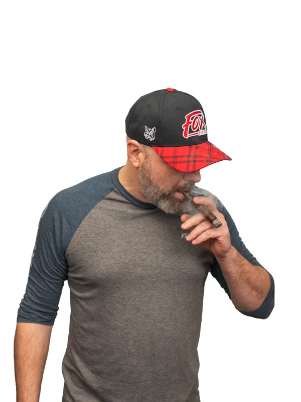 Vintage Plaid Curved Brim Hat