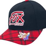 Vintage Plaid Curved Brim Hat
