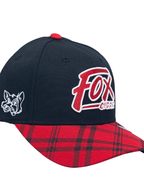 Vintage Plaid Curved Brim Hat
