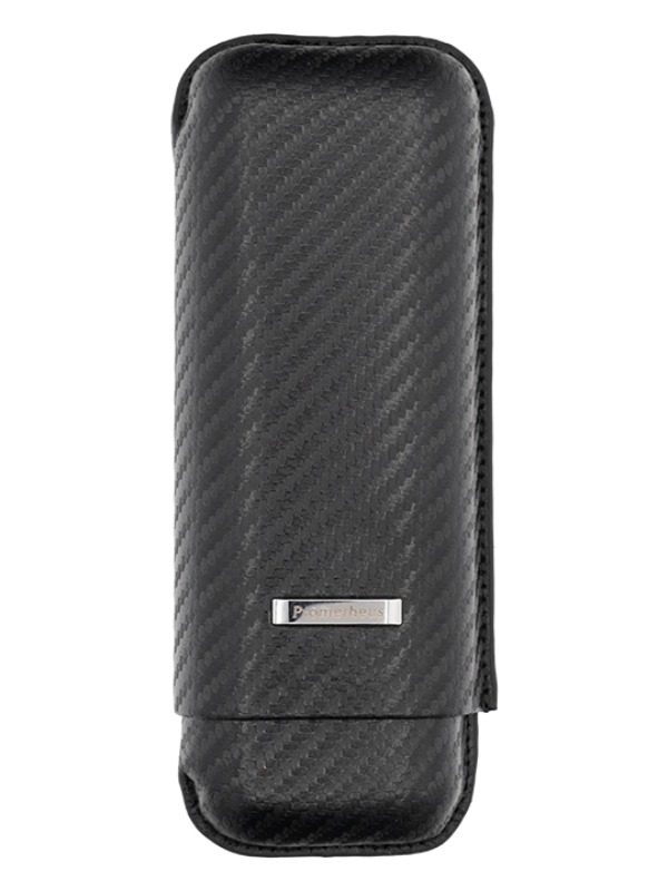 Prometheus 2-Cigar Large Ring Gauge Case – Carbon Fiber
